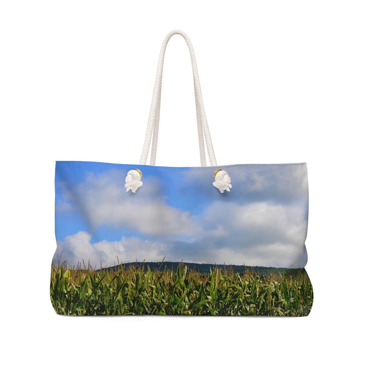 Cornfield on a Sunny Day Weekender Bag