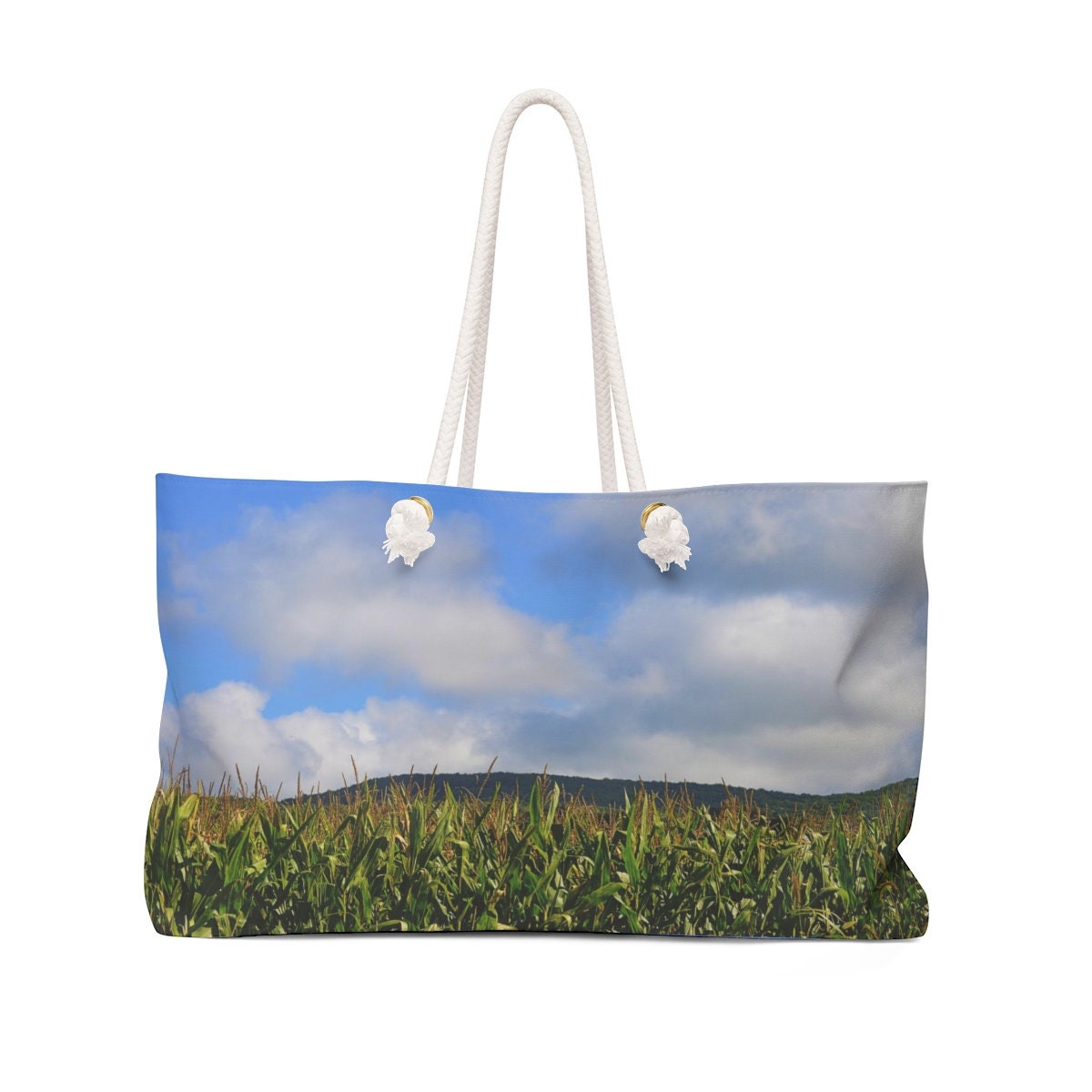 Cornfield on a Sunny Day Weekender Bag