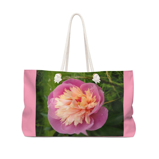 Pink Peony Weekender Bag