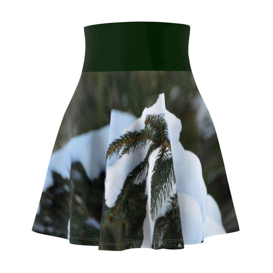 Snowy Pine Skater Skirt