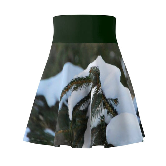 Snowy Pine Skater Skirt