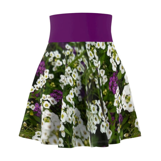 Sweet Alyssum Skater Skirt