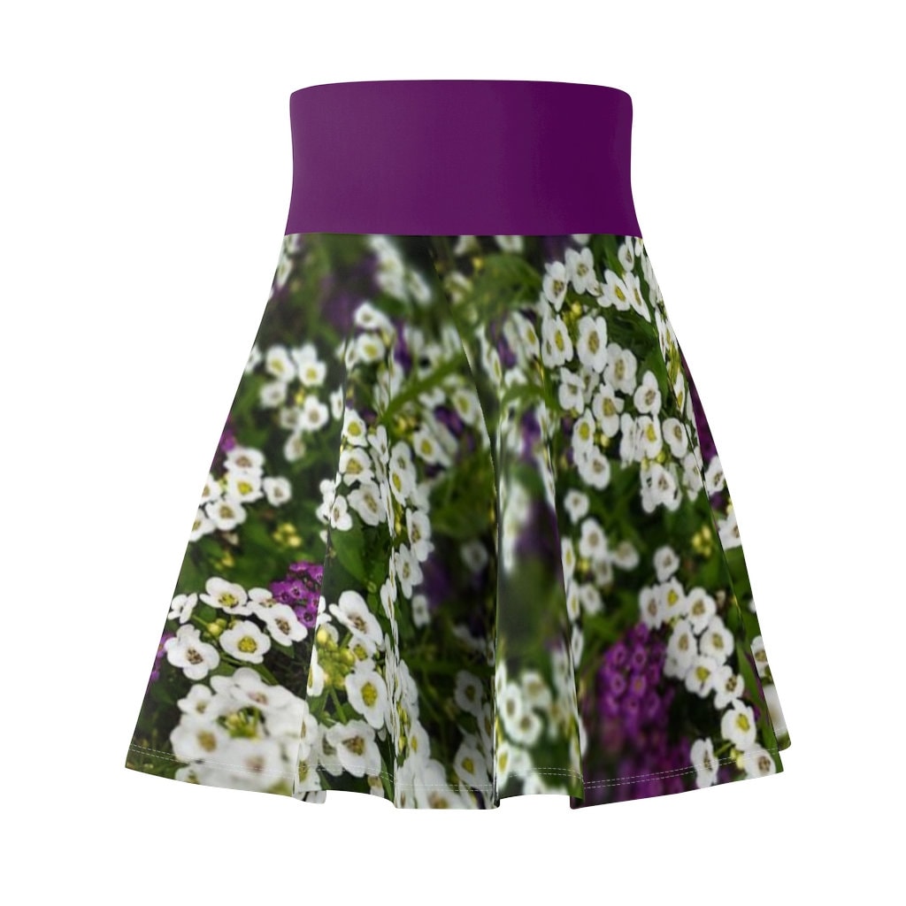 Sweet Alyssum Skater Skirt