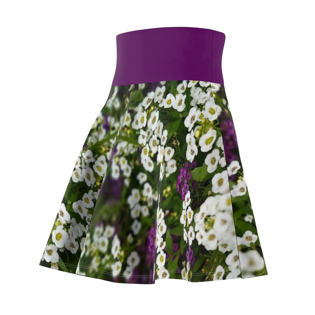 Sweet Alyssum Skater Skirt