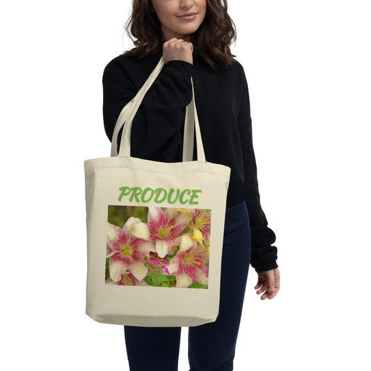 Reusable Grocery Bag--Produce--Stargazer Lily