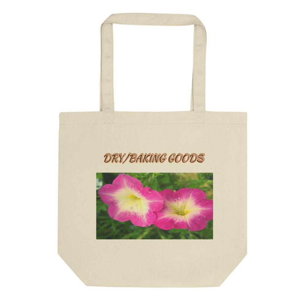 Reusable Grocery Bag--Dry/Baking Goods--Petunia