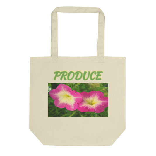 Reusable Grocery Bag--Produce--Petunia