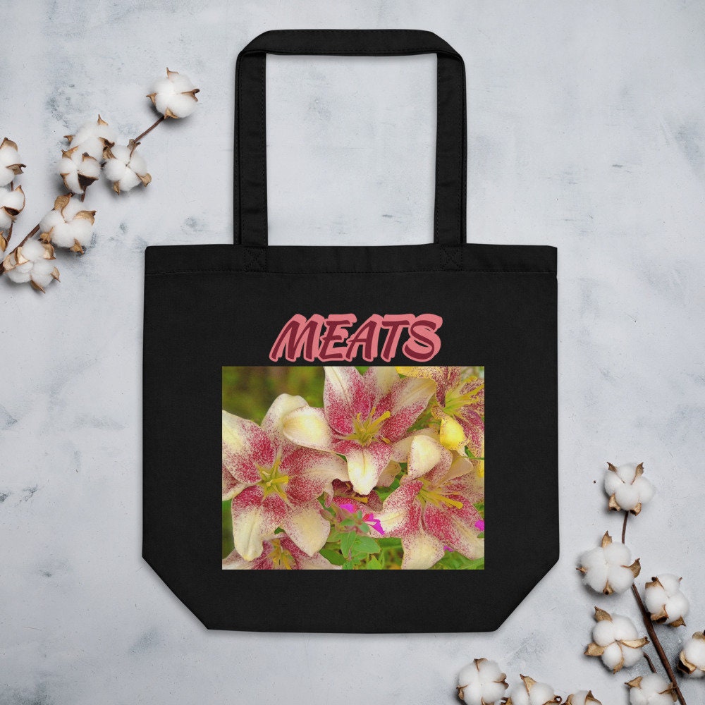 Resuable Grocery Bag--Meats--Stargazer Lily