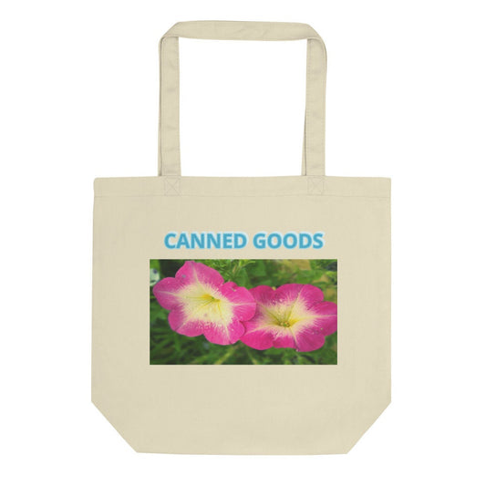 Reusable Grocery Bag--Canned Goods--Petunia