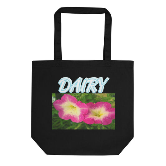 Reusable Grocery Bag--Dairy--Petunia