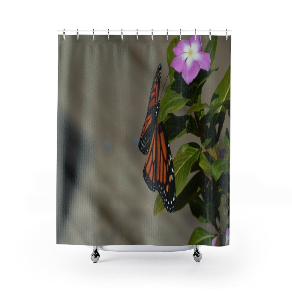 Monarch Butterfly Shower Curtain