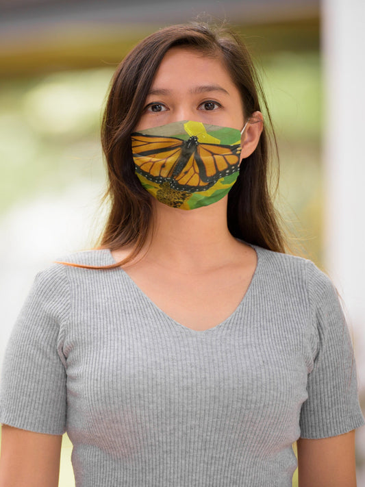 Monarch Butterfly Face Mask (Polo)