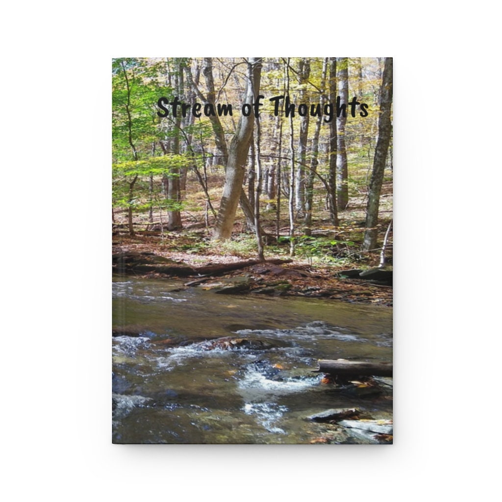 Stream of Thoughts Hardcover Journal