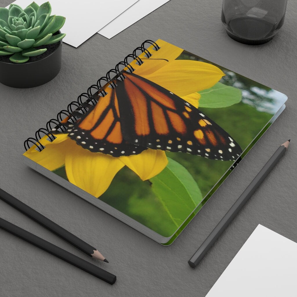 Monarch Butterfly Olivia Spiral Bound Journal