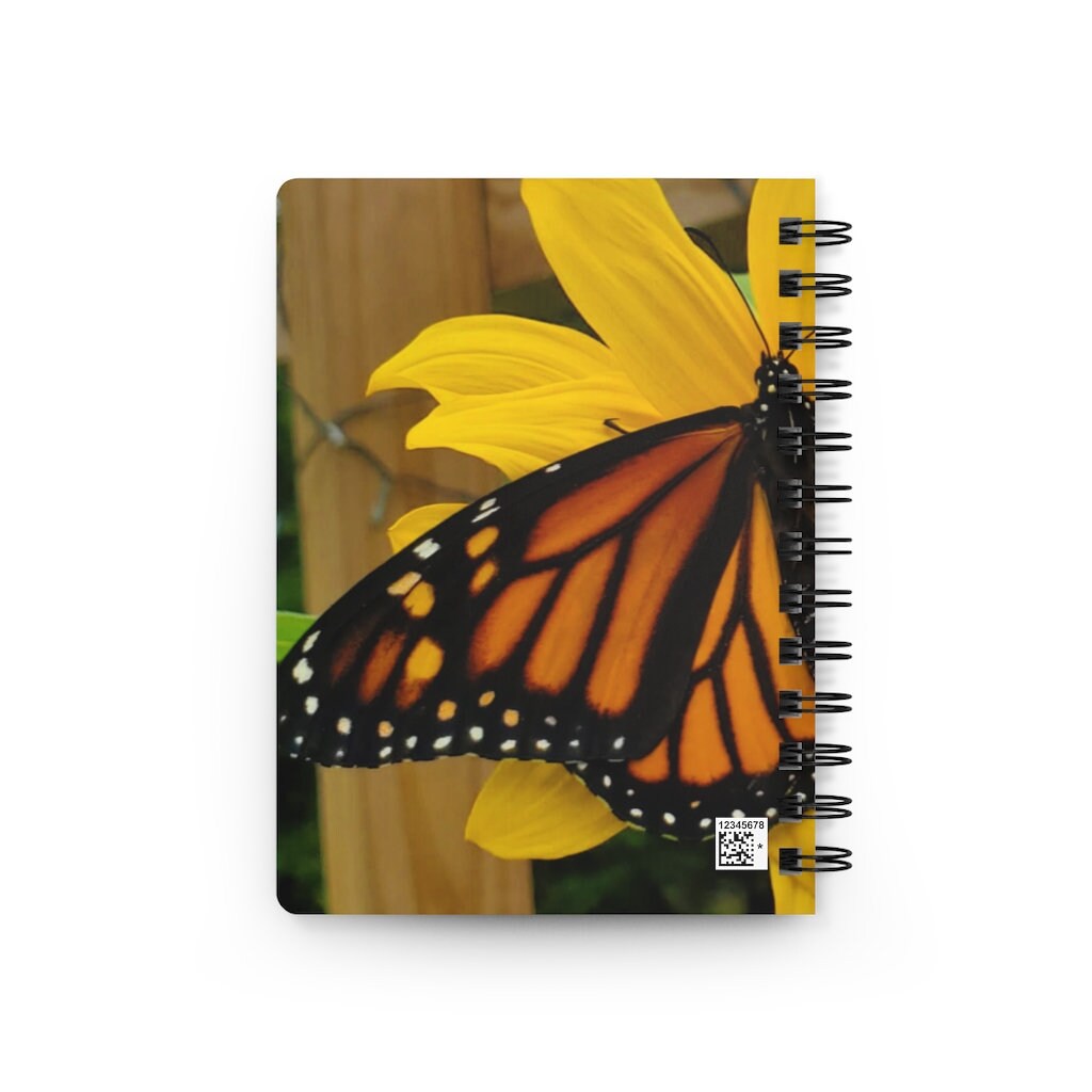 Monarch Butterfly Olivia Spiral Bound Journal