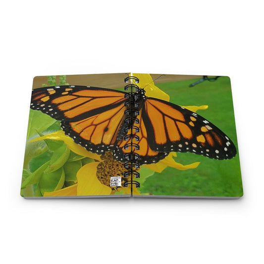 Monarch Butterfly Polo Spiral Bound Journal