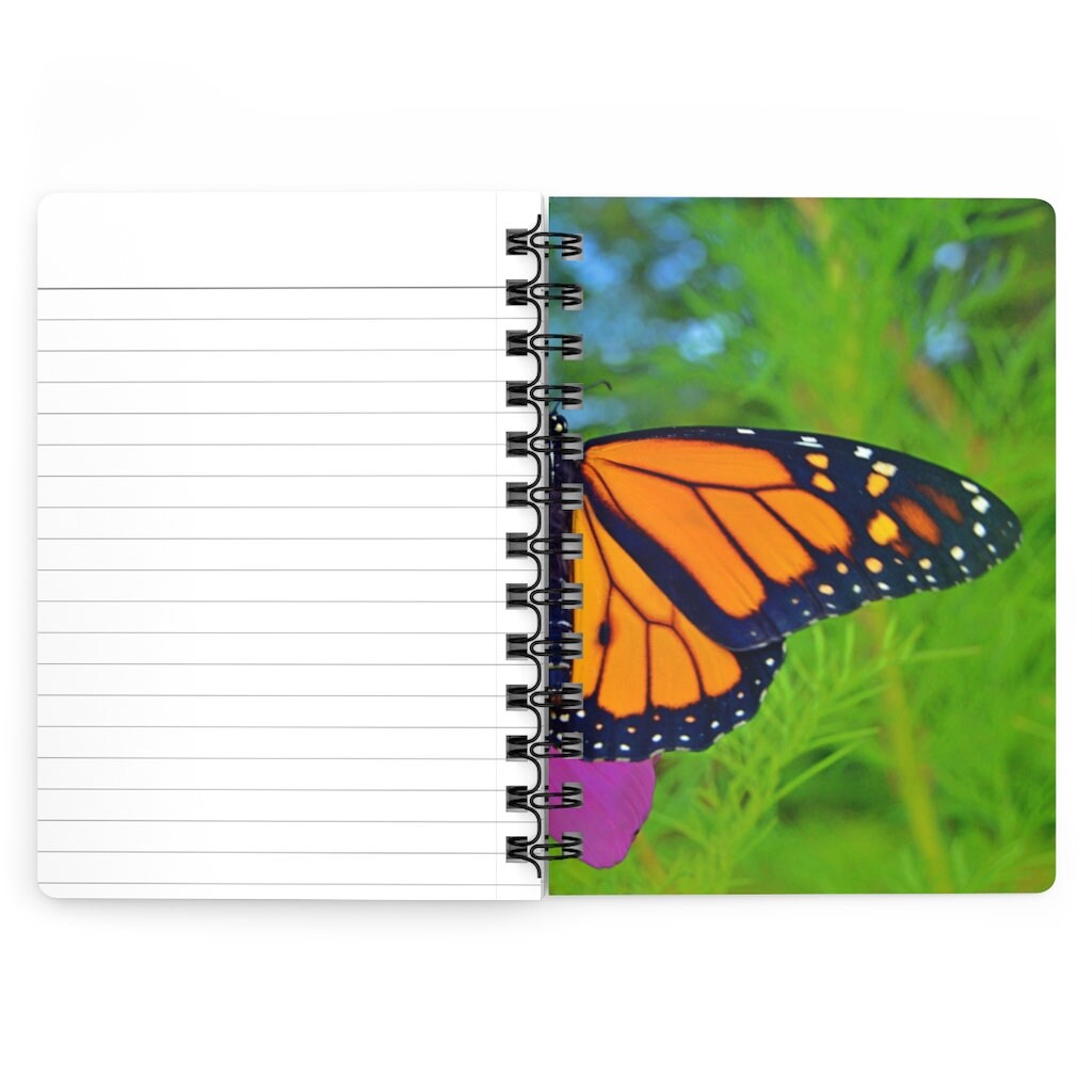 Monarch Butterfly Marco Spiral Bound Journal