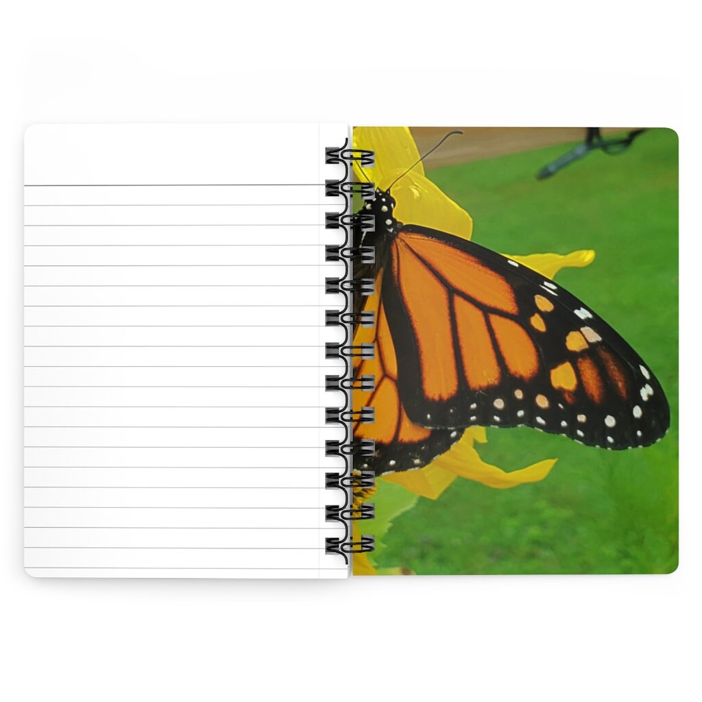 Monarch Butterfly Polo Spiral Bound Journal