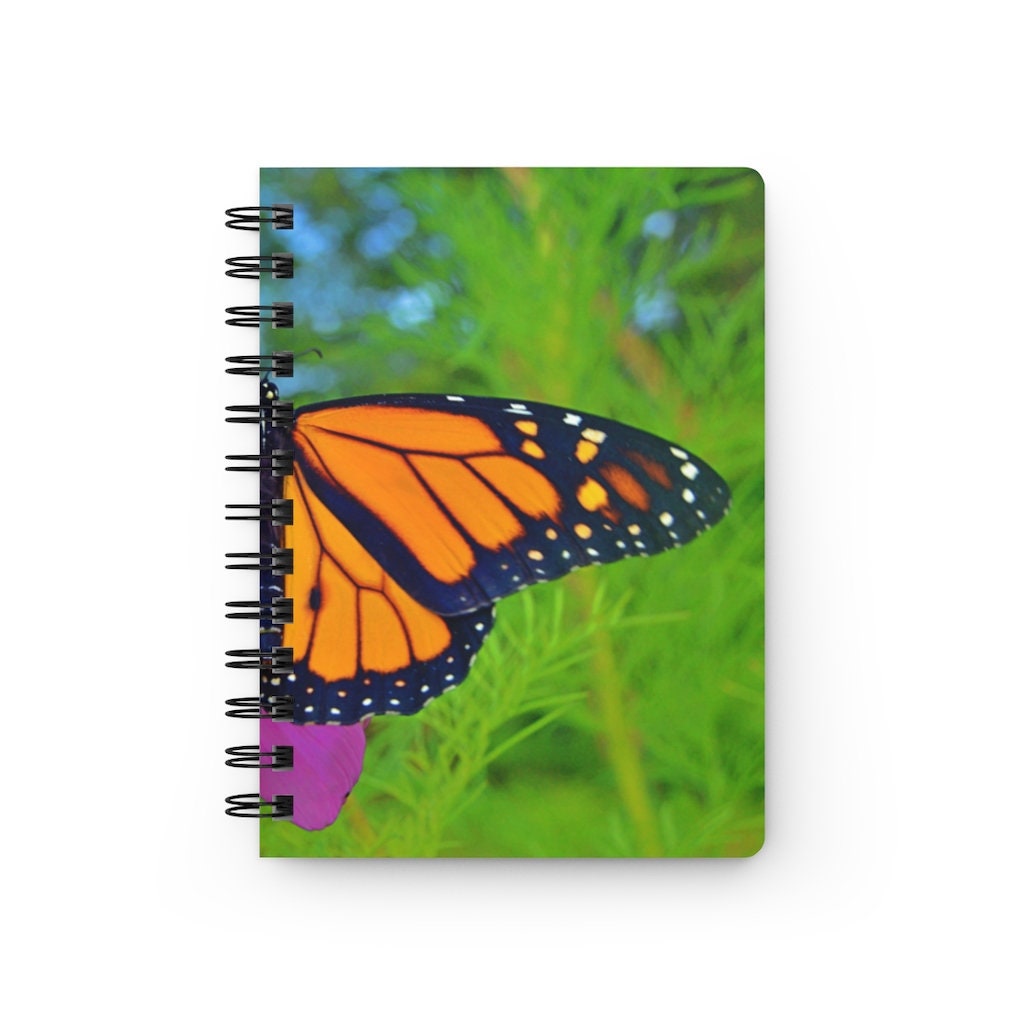 Monarch Butterfly Marco Spiral Bound Journal