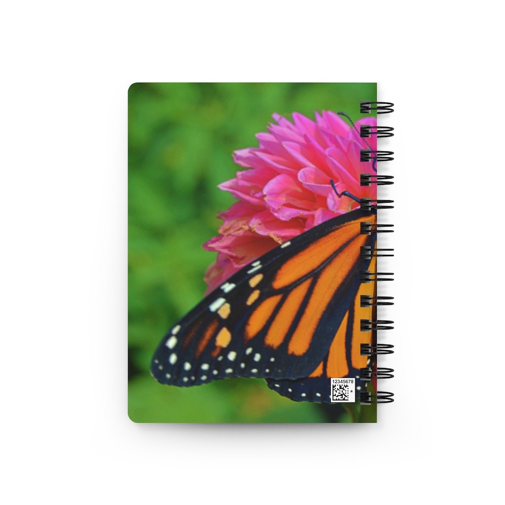 Monarch Butterfly Bianca Spiral Bound Journal