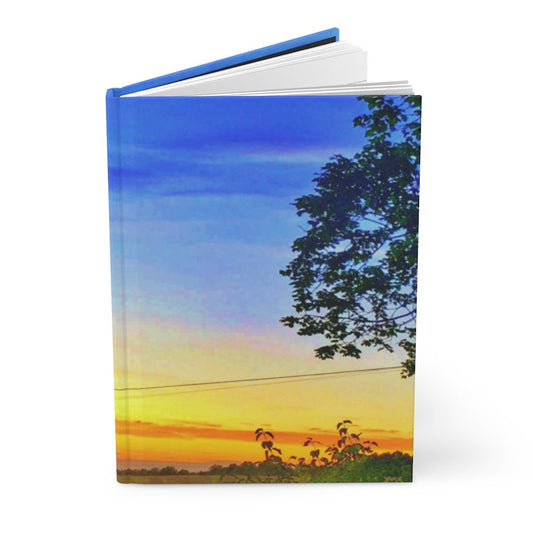 Sunset on the Horizon Hardcover Journal