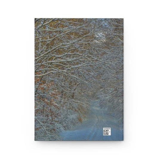 Snowy Path Hardcover Journal