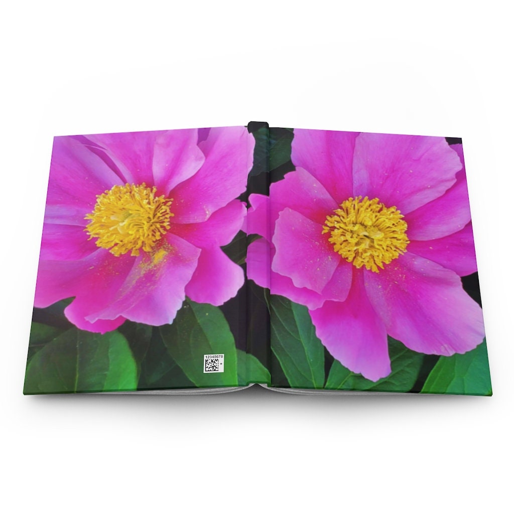 Majorcan Peony Hardcover Journal