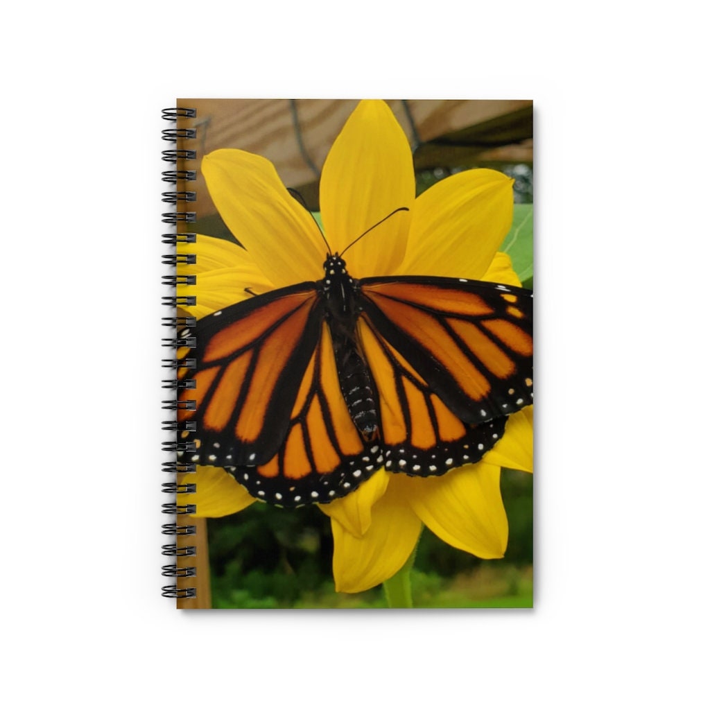 Monarch Butterfly Olivia Spiral Notebook - Ruled Line