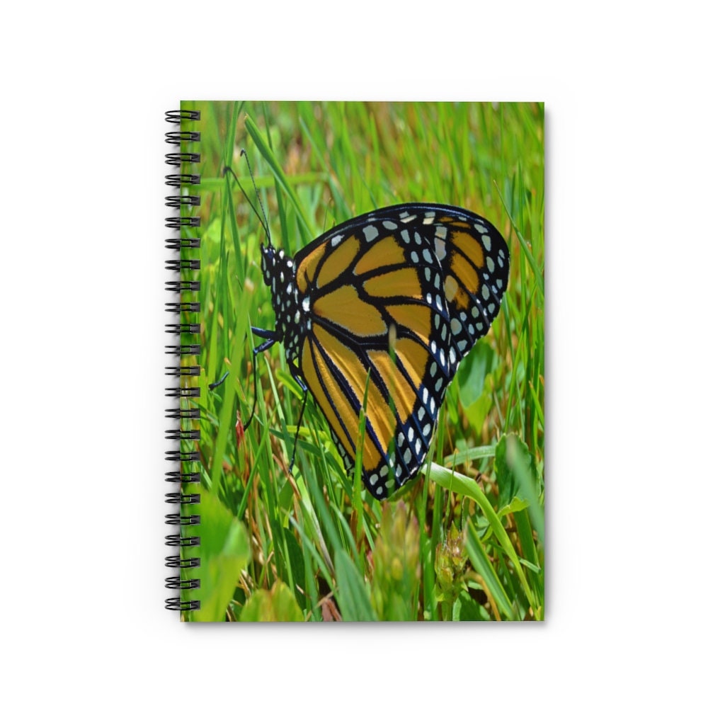 Monarch Butterfly Sofia Spiral Notebook - Ruled Line