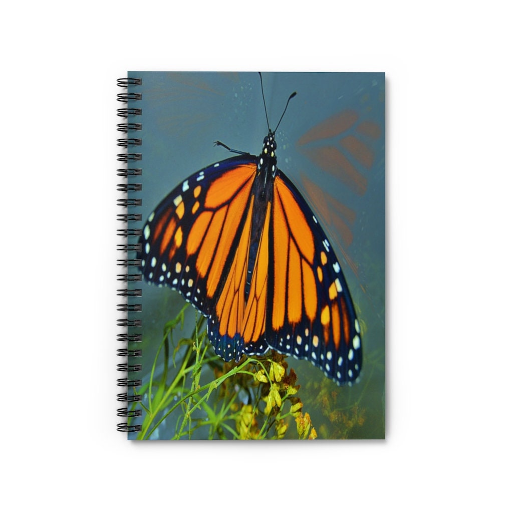 Monarch Butterfly Stefano2 Spiral Notebook - Ruled Line