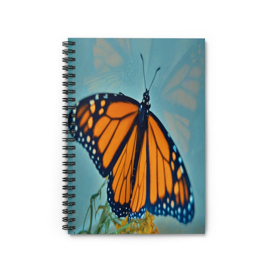 Monarch Butterfly Stefano Spiral Notebook - Ruled Line