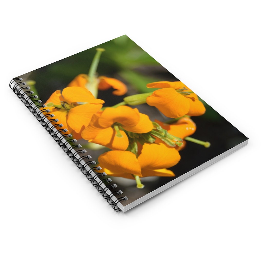 Wallflower Spiral Notebook - Ruled Line