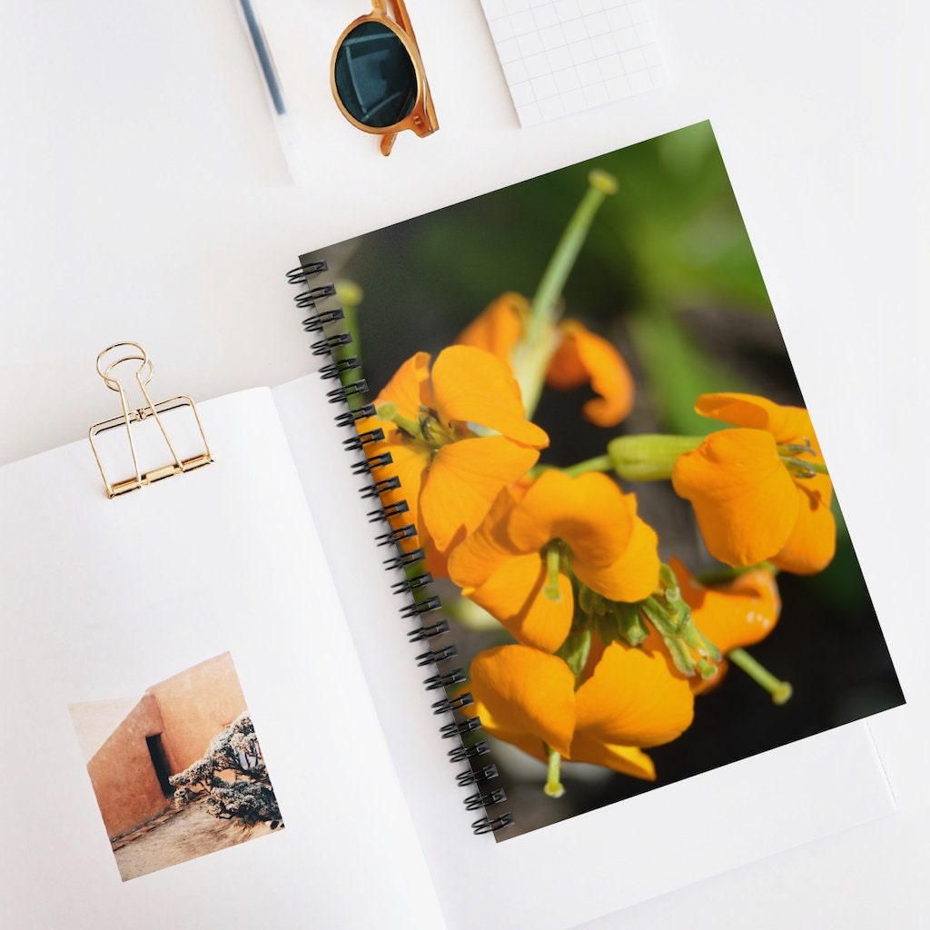 Wallflower Spiral Notebook - Ruled Line