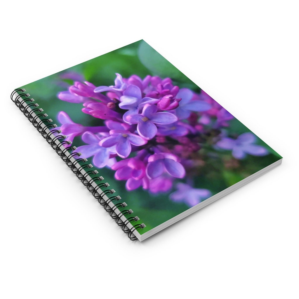 Lilac2 Spiral Notebook - Ruled Line