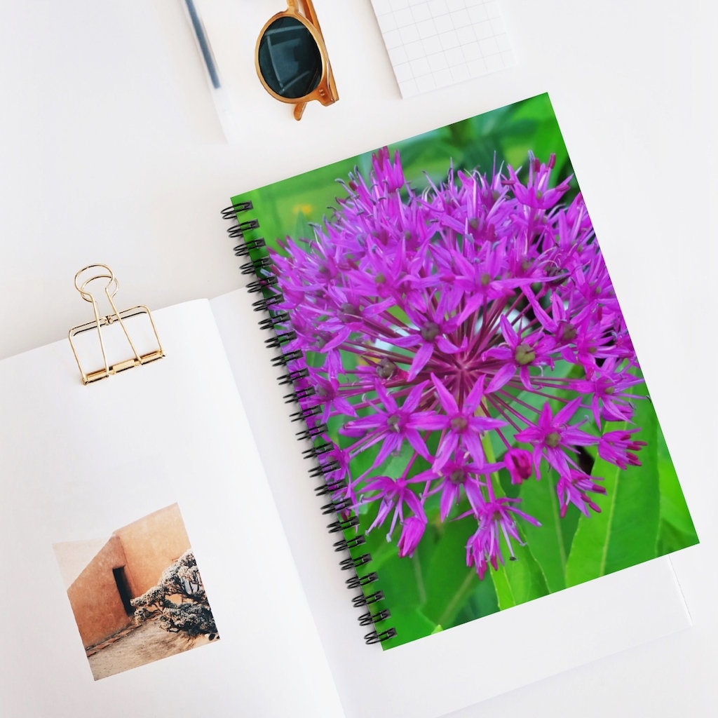 Allium Spiral Notebook - Ruled Line