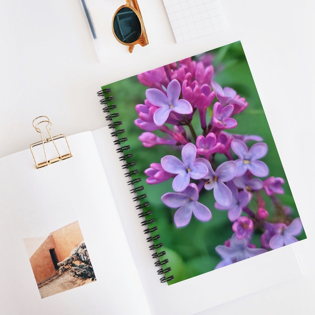 Lilac Spiral Notebook - Ruled Line