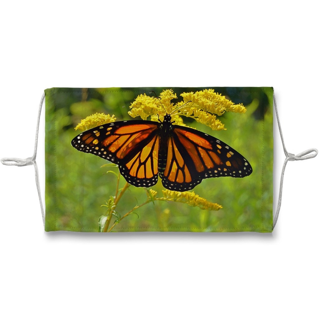 Monarch Butterfly Face Mask (Elizabeth)