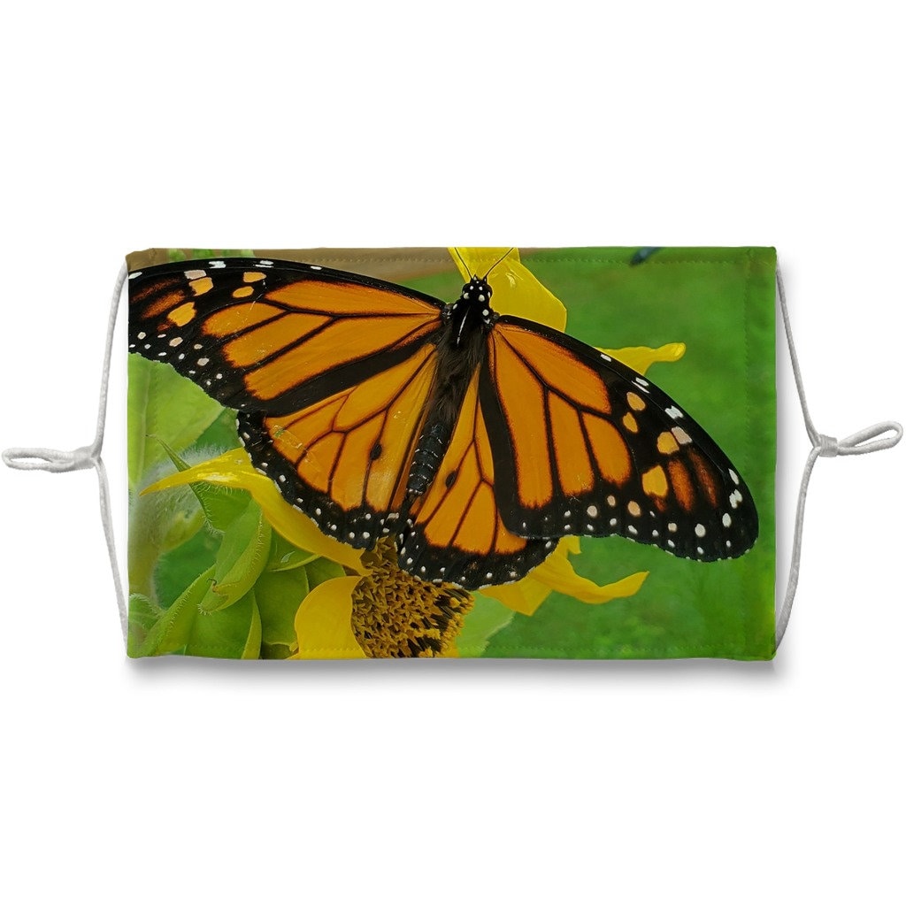 Monarch Butterfly Face Mask (Polo)