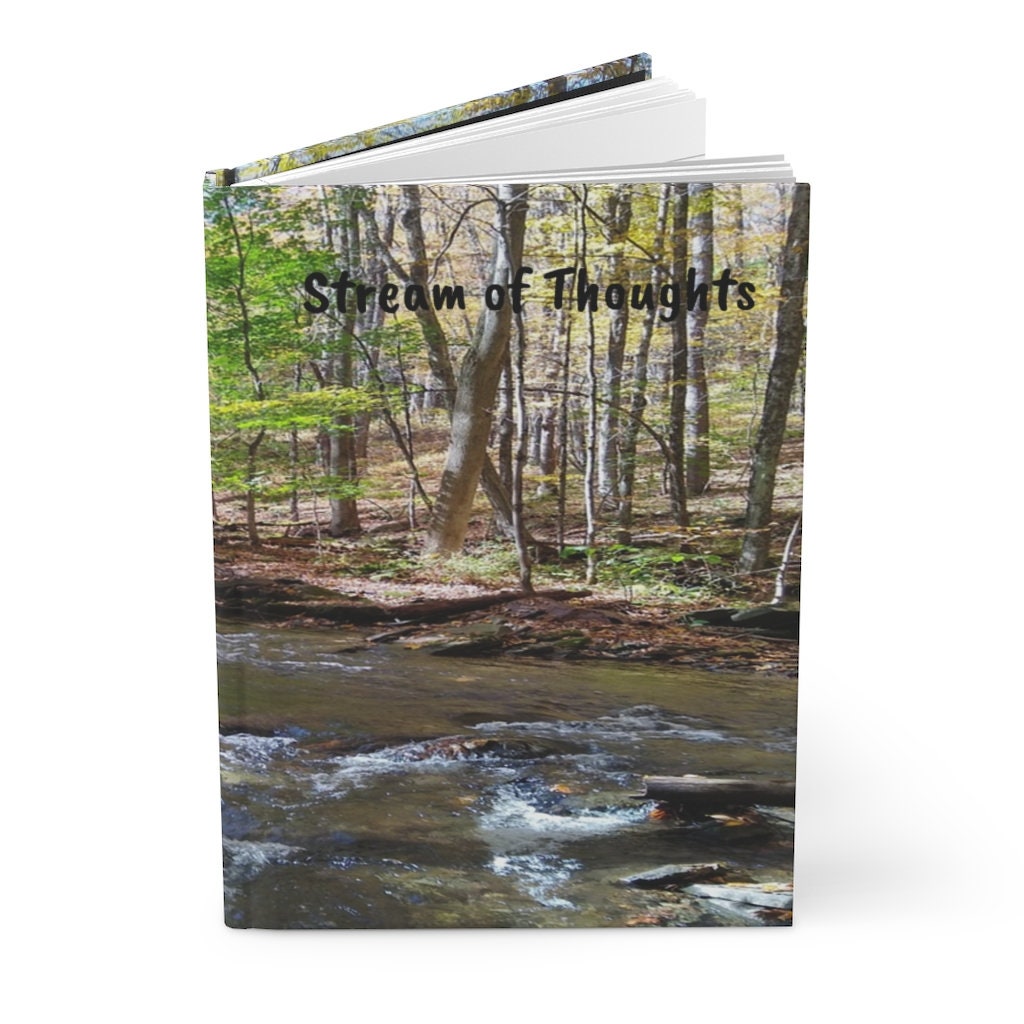 Stream of Thoughts Hardcover Journal