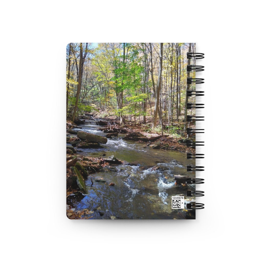 Stream of Thoughts Spiral Bound Journal