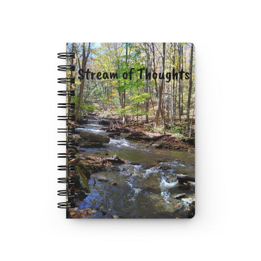 Stream of Thoughts Spiral Bound Journal