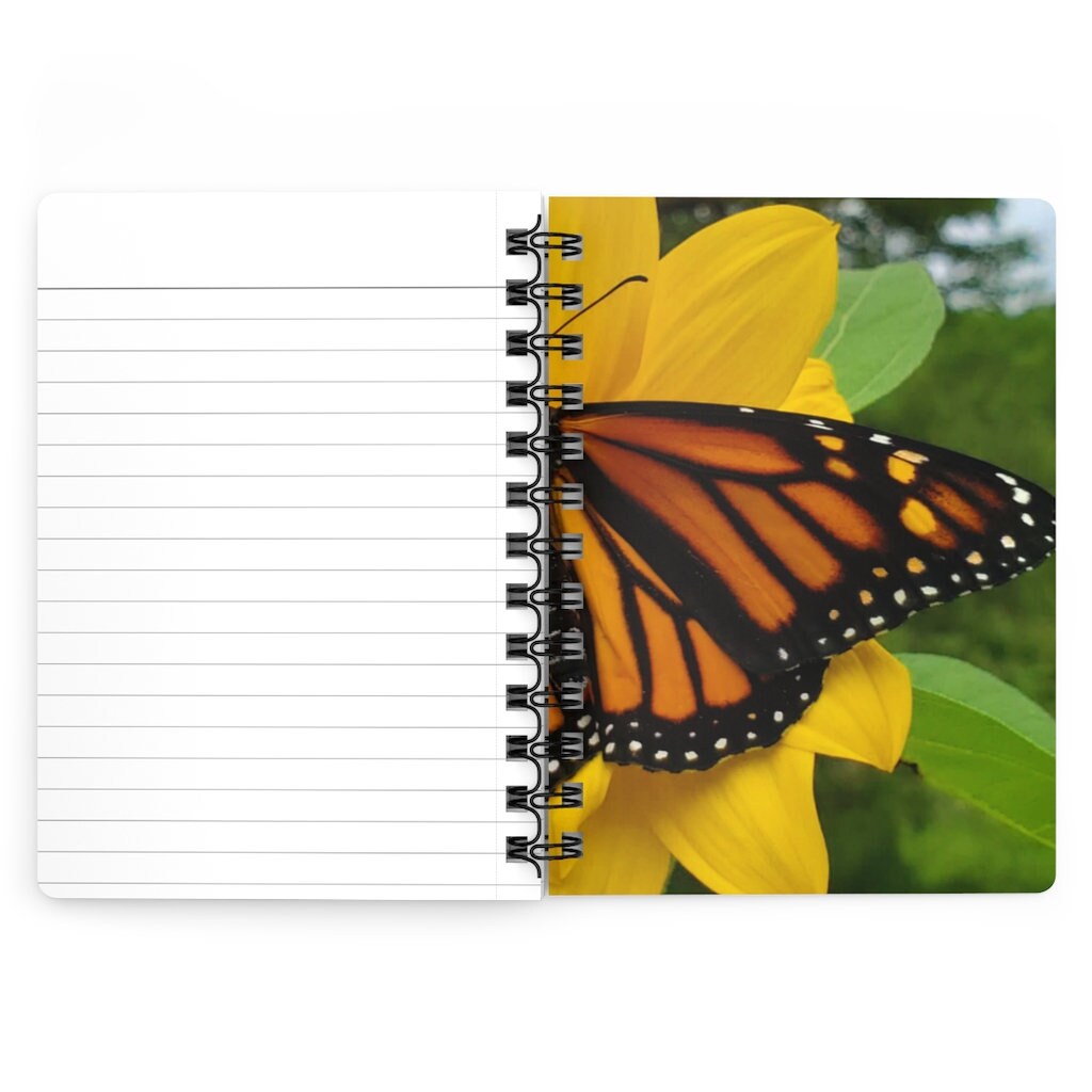 Monarch Butterfly Olivia Spiral Bound Journal