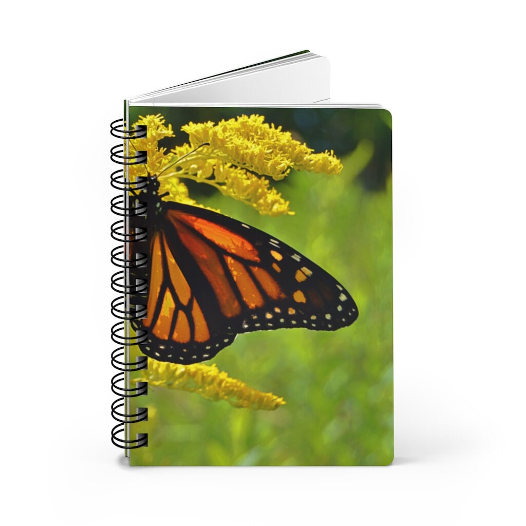 Monarch Butterfly Elizabeth Spiral Bound Journal