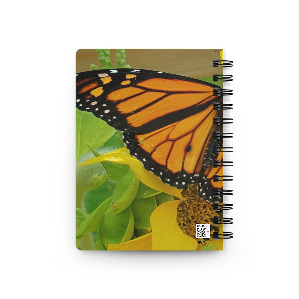 Monarch Butterfly Polo Spiral Bound Journal