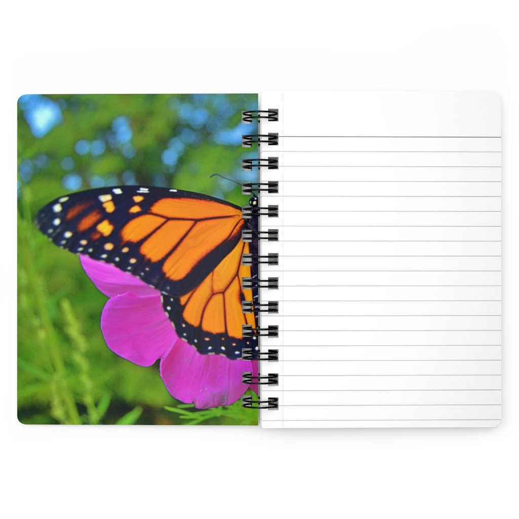 Monarch Butterfly Marco Spiral Bound Journal