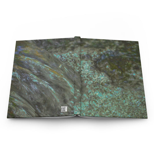 Waterfall Bubbles Hardcover Journal