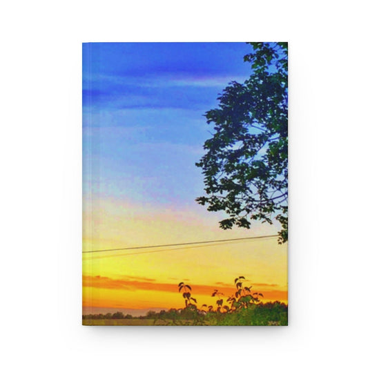 Sunset on the Horizon Hardcover Journal