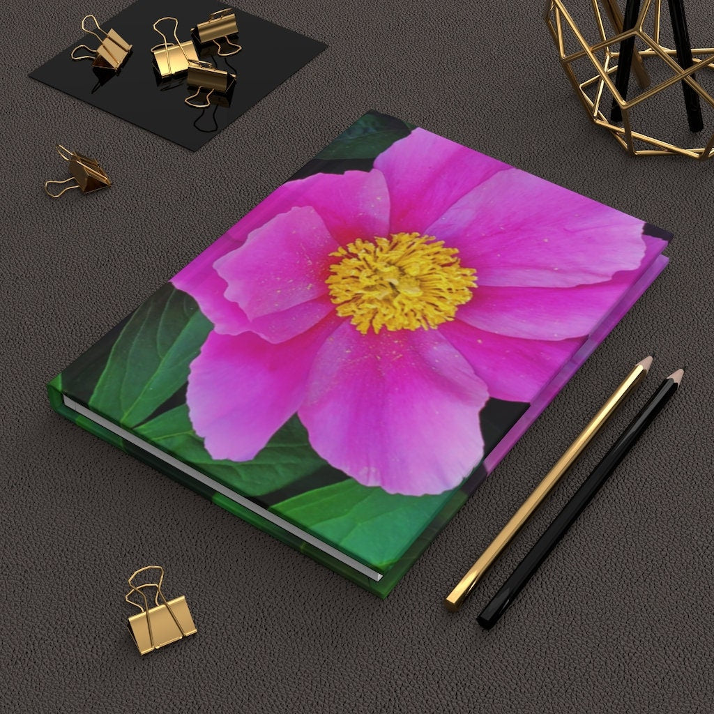 Majorcan Peony Hardcover Journal