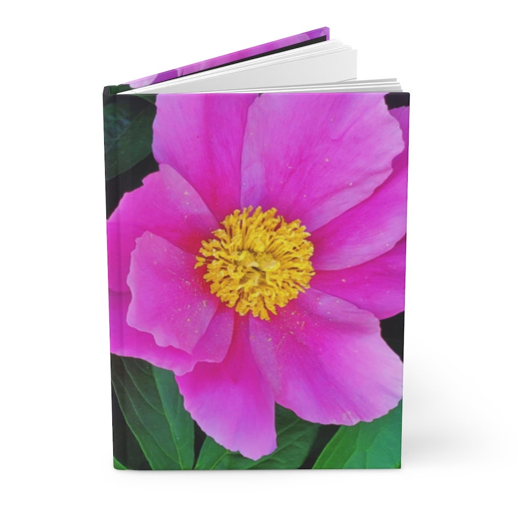 Majorcan Peony Hardcover Journal