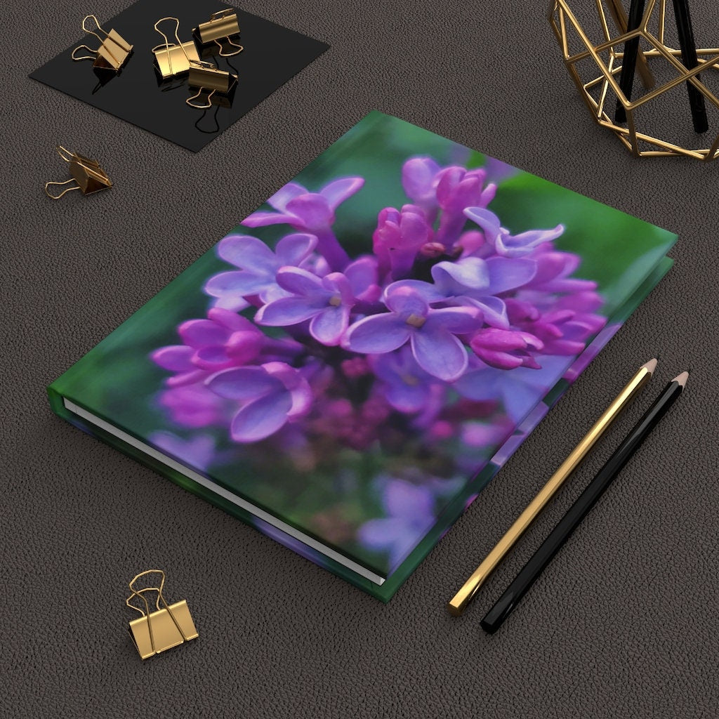 Lilac2 Hardcover Journal